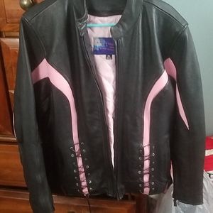 Womens leather coat